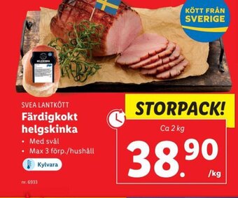 Lidl Färdigkokt Helgskinka erbjuda