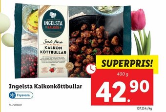 Lidl Ingelsta Kalkonköttbullar erbjuda