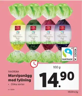 Lidl Favorina Marsipanägg Med Fyllning erbjuda