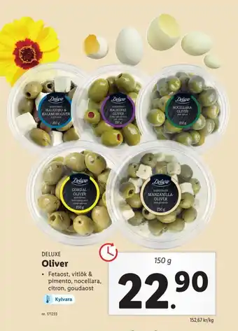 Lidl Deluxe Oliver erbjuda