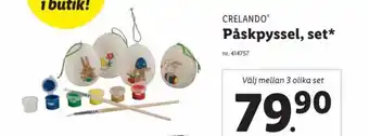 Lidl Crelando Påskpyssel, Set erbjuda