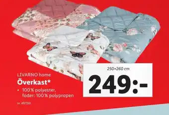 Lidl Livarno Home Överkast erbjuda