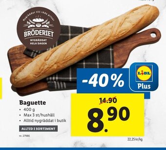 Lidl Baguette erbjuda