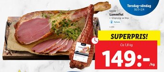 Lidl Deluxe Lammfiol erbjuda