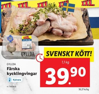 Lidl Gyllda Färska Kycklingvingar erbjuda