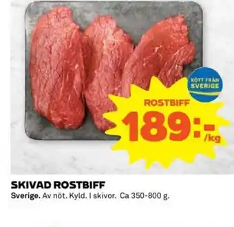 Coop Skivad Rostbiff erbjuda
