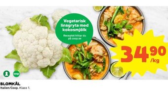 Coop Blomkål erbjuda