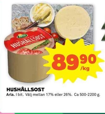 Coop Hushållsost Arla erbjuda