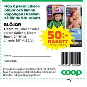 Blöjor Libero