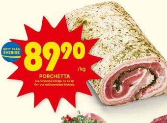 ICA Kvantum Porchetta erbjuda