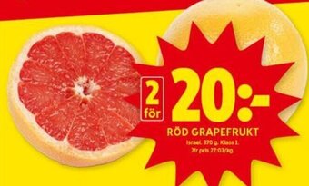 ICA Kvantum Röd Grapefrukt erbjuda