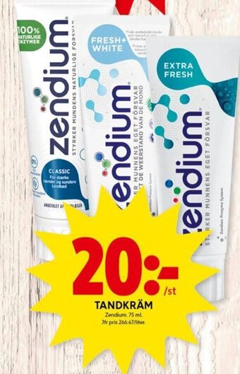 ICA Kvantum Zendium Tandkräm erbjuda