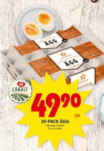 ICA Kvantum 20-Pack Ägg erbjuda