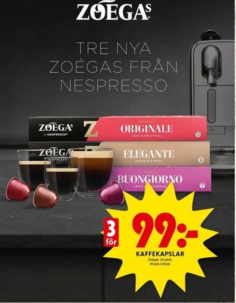 ICA Kvantum Zoégas Kaffekapslar erbjuda
