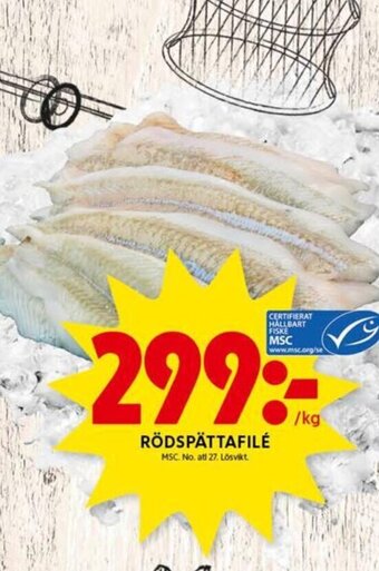 ICA Kvantum Rödspättafilé erbjuda