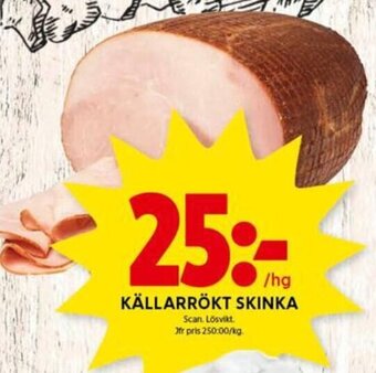 ICA Kvantum Källarrökt Skinka erbjuda