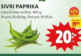 Sivri Paprika