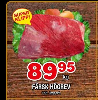 Nya Pulsen Färsk högrev erbjuda