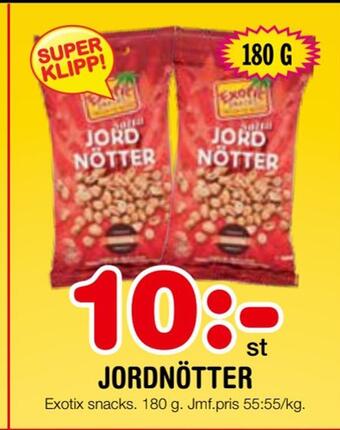 Nya Pulsen Jordnötter erbjuda