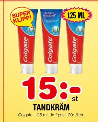 Nya Pulsen Tandkräm erbjuda