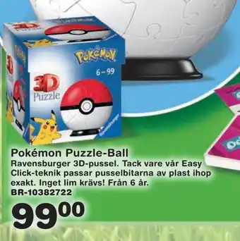 Lekextra Pokémon puzzle-ball erbjuda