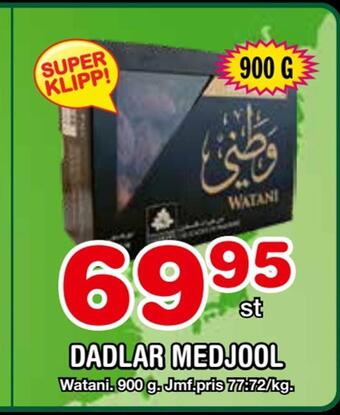 Nya Pulsen Dadlar medjool erbjuda