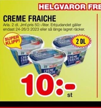 Nya Pulsen Creme Fraiche erbjuda