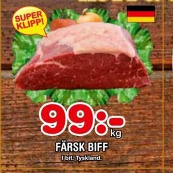 Nya Pulsen Färsk Biff erbjuda