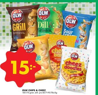 ÖoB Olw chips & cheez erbjuda