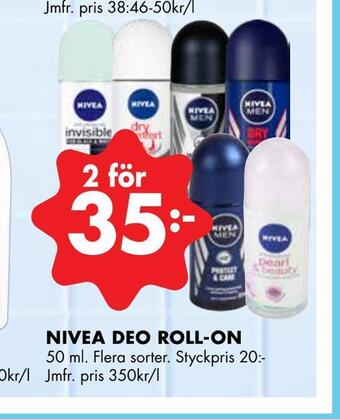 ÖoB Nivea deo roll-on erbjuda