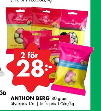 ÖoB Anthon berg erbjuda