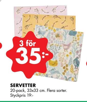 ÖoB Servetter erbjuda