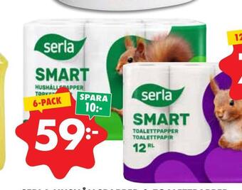 ÖoB Serla hushållspapper & toalettpapper erbjuda