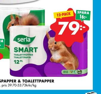 ÖoB Serla hushållspapper & toalettpapper erbjuda