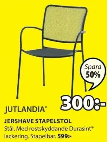 JYSK Jutlandia Jershave Stapelstol erbjuda