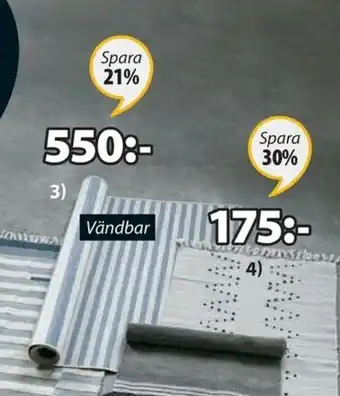 JYSK Strandtorn Matta 133x195cm erbjuda