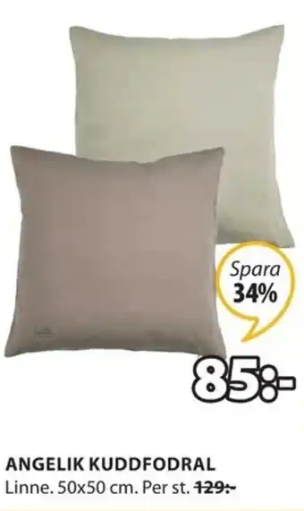 JYSK Angelik Kuddfodral 50x50cm erbjuda