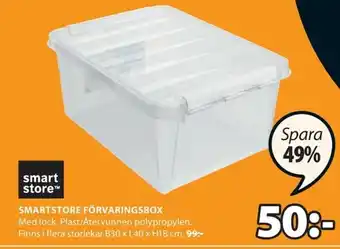JYSK Smartstore Förvaringsbox B30 x L40 x H18cm erbjuda