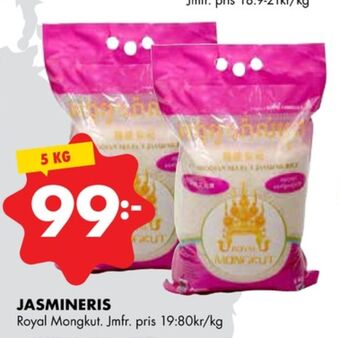 ÖoB Royal mongkut jasminris erbjuda