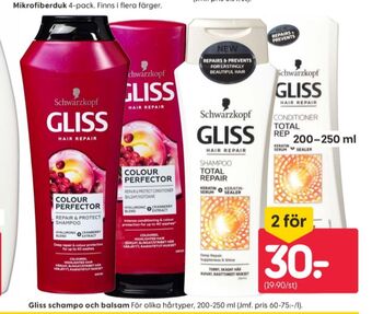 Rusta Gliss balsam erbjuda