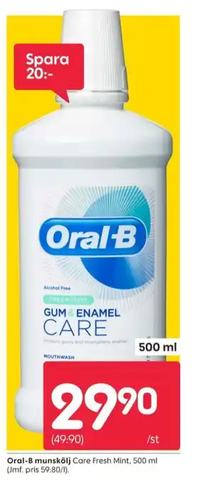 Rusta Oral-b munskölj erbjuda