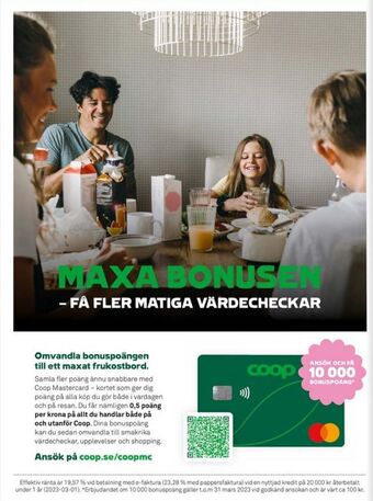 Coop Mersmak Coop imageannons erbjuda