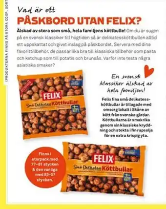 Coop Mersmak Felix imageannons erbjuda