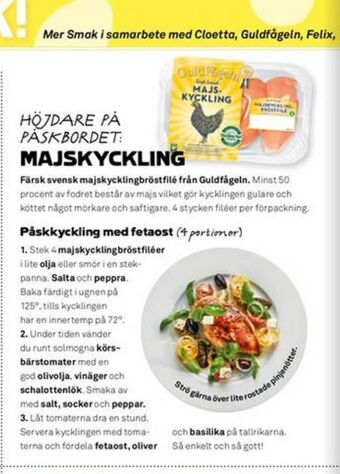 Coop Mersmak Guldfågeln imageannons erbjuda