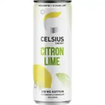 ICA Maxi Energidryck citron lime 35,5cl celsius erbjuda
