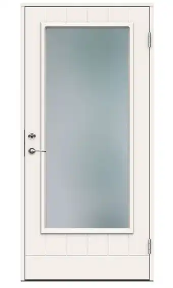 K-rauta Ytterdörr swedoor advance function caspian vit 10x20 höger klarglas erbjuda