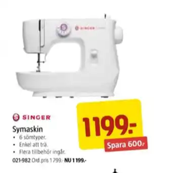 Jula Singer symaskin erbjuda