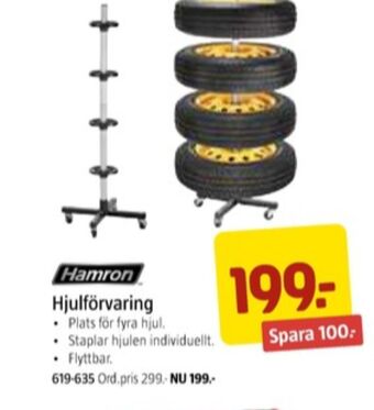Jula Hamron hjulförvaring erbjuda