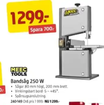 Jula Meec tools bandsåg erbjuda