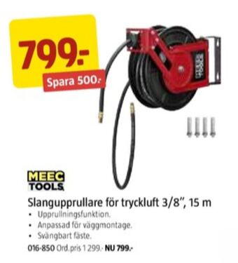 Jula Meec tools slangupprullare erbjuda